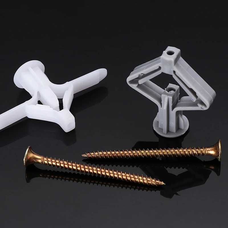 Manufacturer Supply White Drywall Anchor Screw  And Plastic Toggle Bolts
