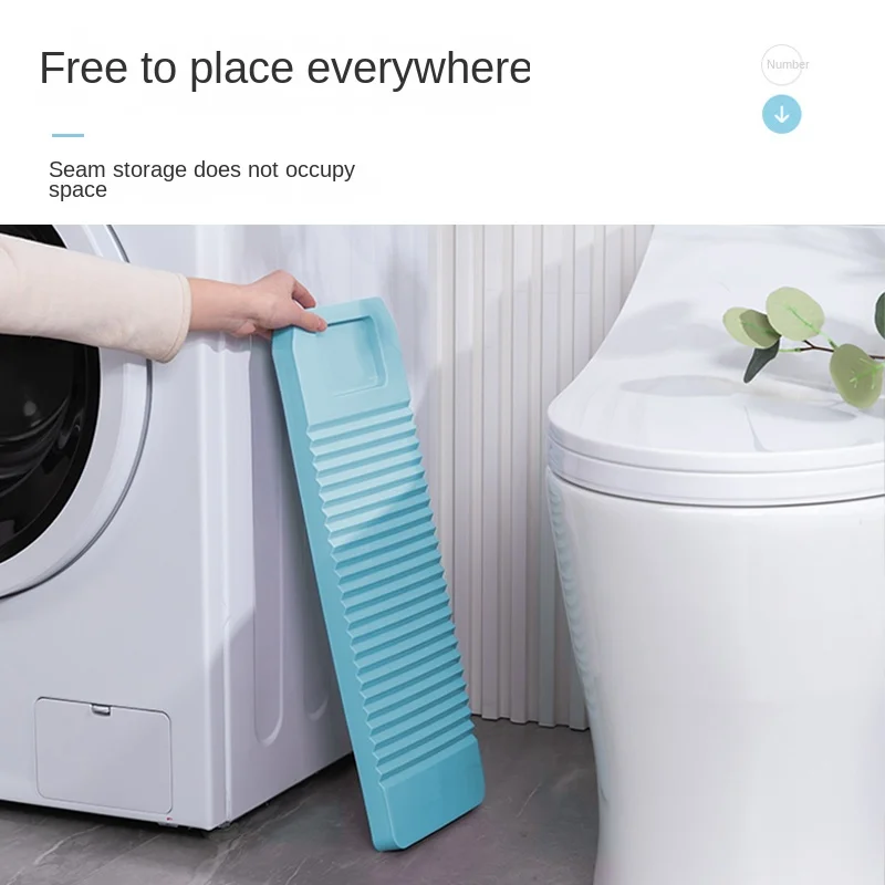 Hand Washing Scrubboard Old Fashion Scrub Washing Board Thickened Anti-slip Laundry Cleaning Board Plastic Washboard