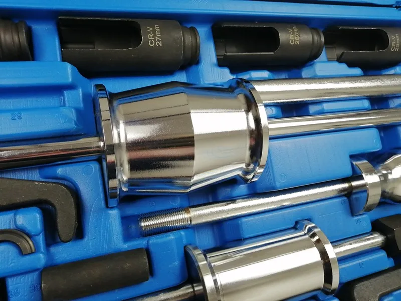 Factory Outlet Black Carbon Steel 40pcs Common Rail Injector Extractor Diesel Puller Set Applies To Most Diesel Injectors
