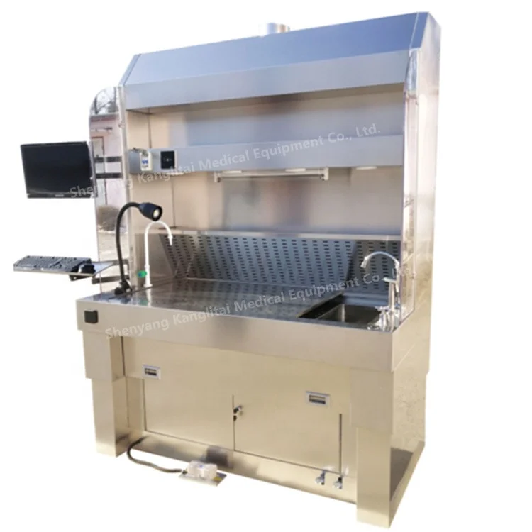 Dissection workbench laboratory pathology sampling table autopsy station