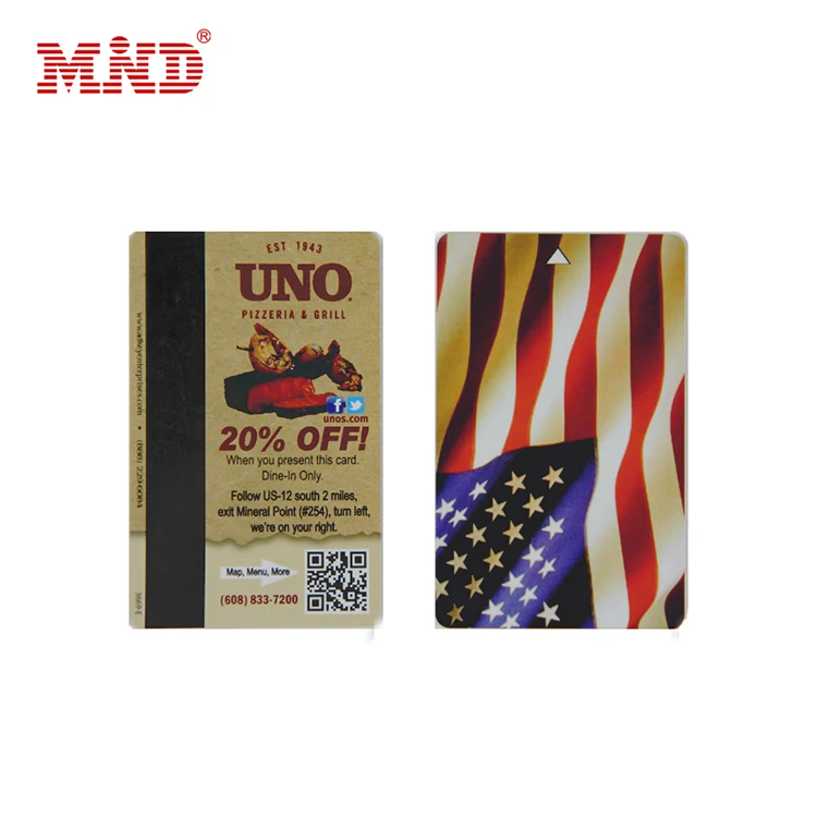 Wholesale customized printing PVC hico magnetic stripe cards