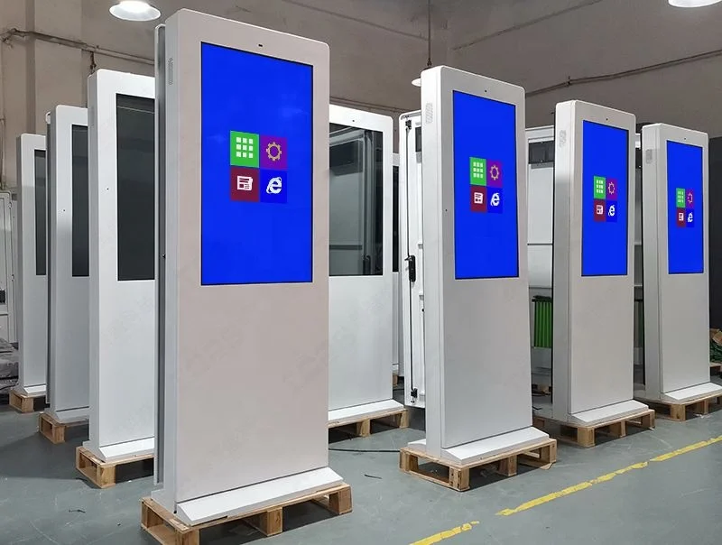 49 inch floor standing outdoor advertising machine high brightness IP65 LCD advertising screen for digital billboard