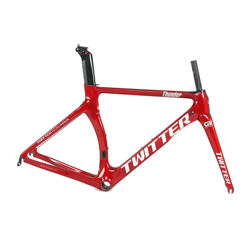China bicycle frames 700C EPS Aero race twitter Toray carbon road bike frameset