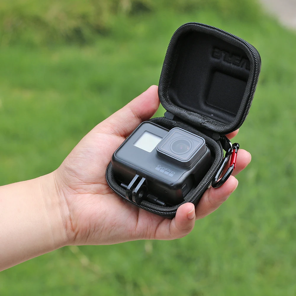 
SUREWO Mini PVC Bag Traveling GoPro Bag Storage Protective Box Compatible with GoPro Hero 7 Black/(2018)/6/5 Black and More 