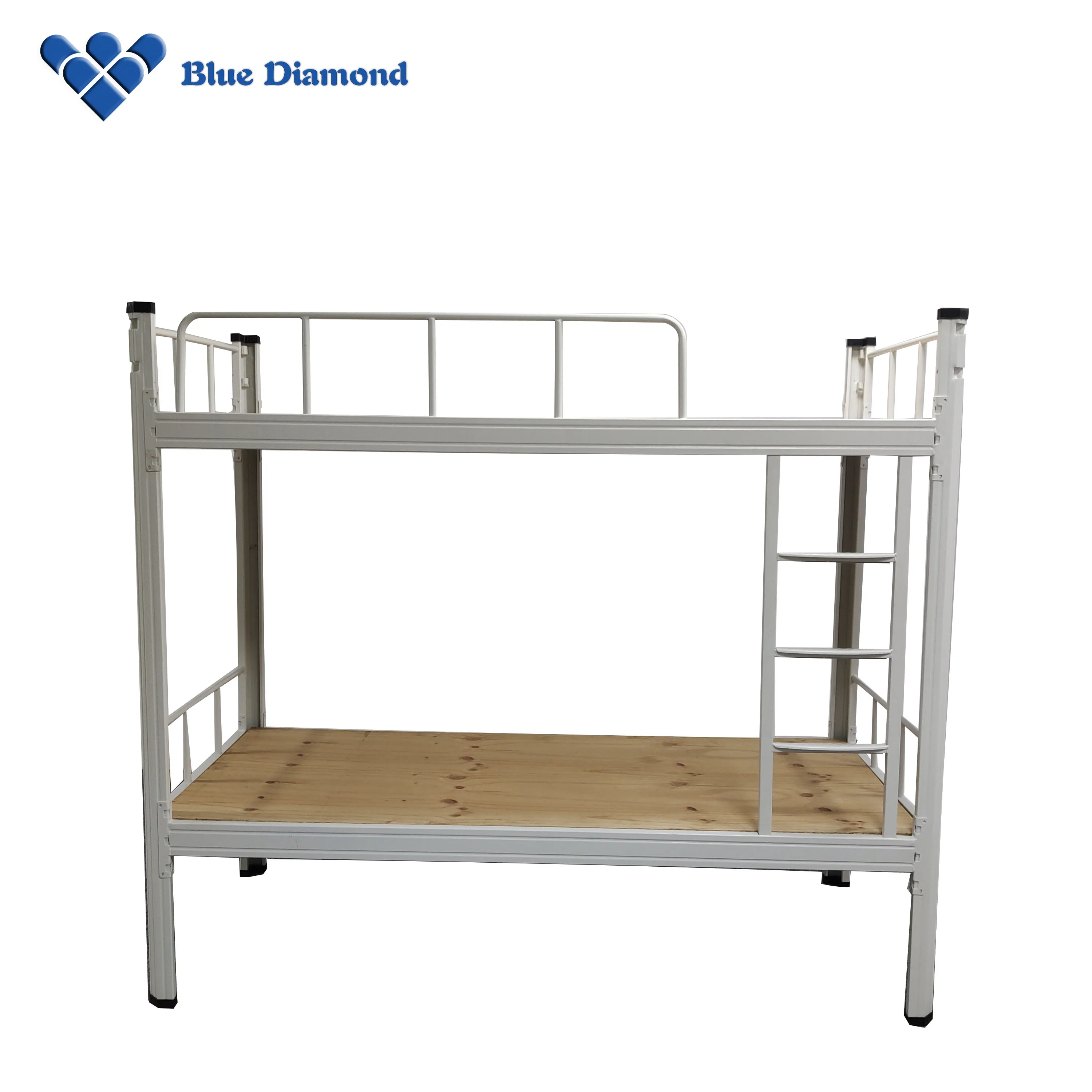 
Cheap Modern Stronger Simple Metal Furniture Bedroom Double Bunk Bed Set School Student Adult Dormitory Apartment 