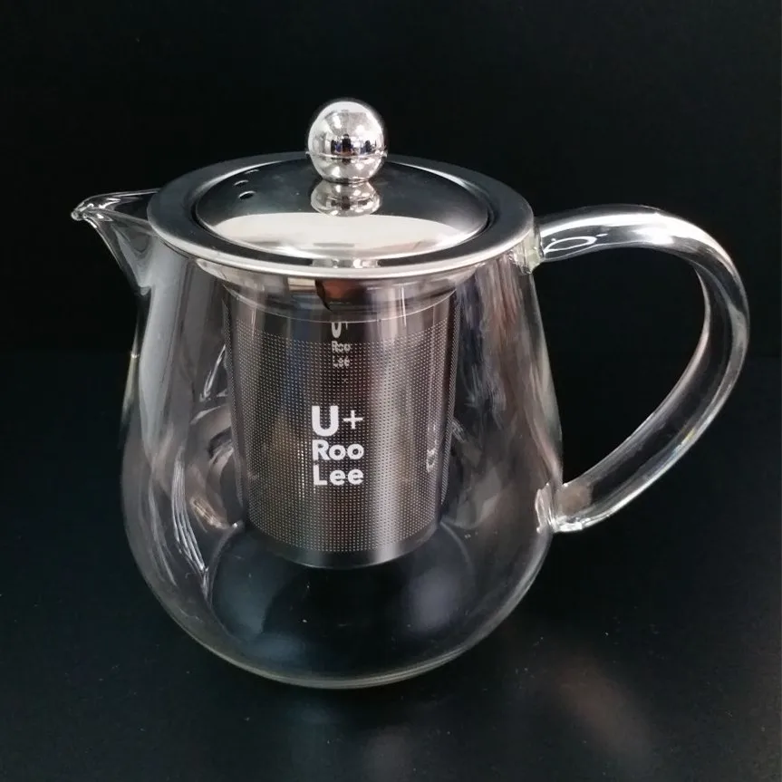 Fast Delivery Best Brand Heat-Resistant Glass Traditional Stocked Teapot Lid Strainer 450Ml For Hotels