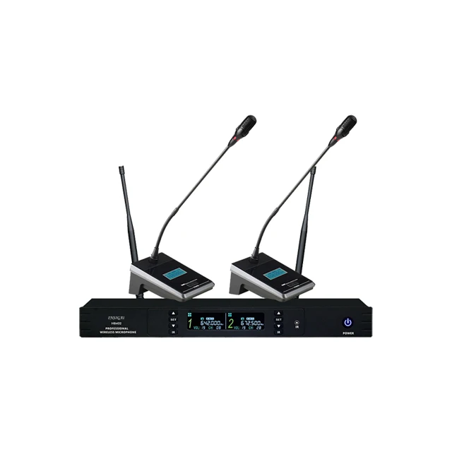 H8402 professional One to two wireless conference microphone gooseneck