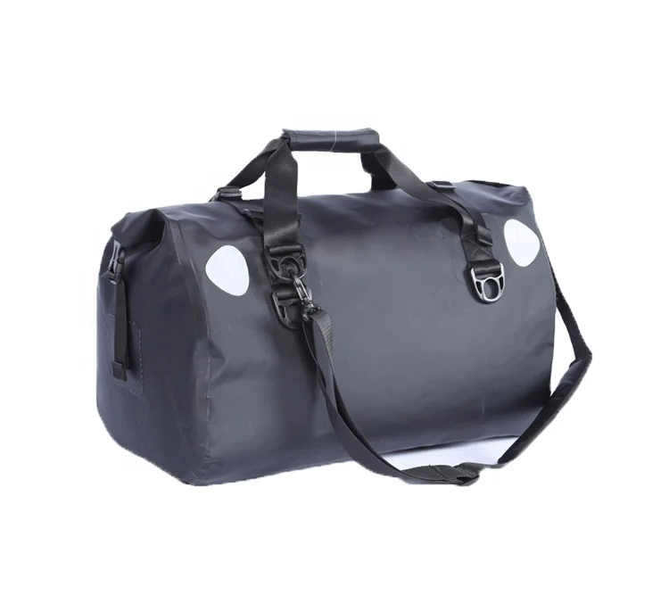 Hot Sale Waterproof Touring Riding Travel Motorcycle Dry Duffel Bag with Reflective Strap
