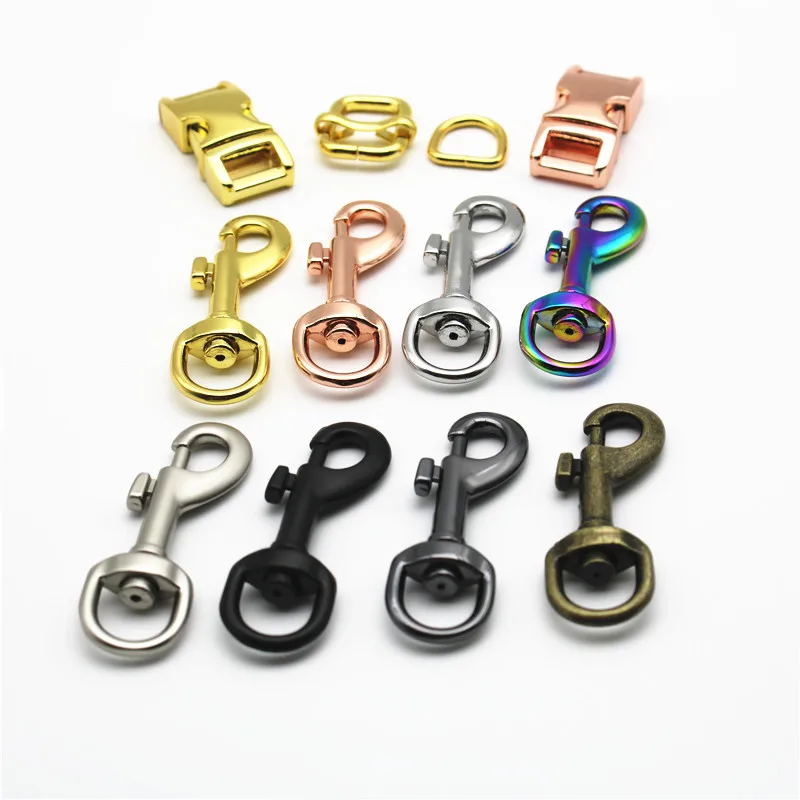 Durable Pet Strap Small Eye Bolt Metal Spring Clasp Zinc Alloy Snap Hook Clip Swivel For Bag