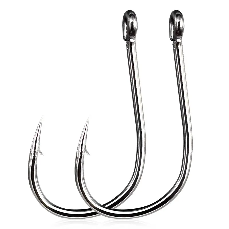 220pcs Fishing Hooks Set High Carbon Steel Strong Sharp Fishing Hooks with Barbs Freshwater Saltwater Fishing Tackle