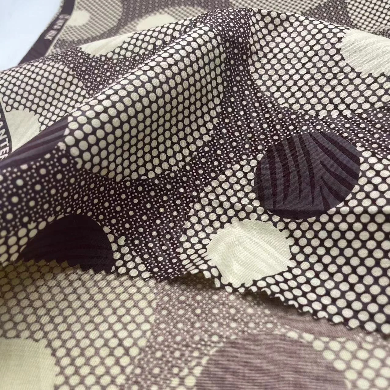 Chinese Textile New Design Customization 100% Polyester African Wax Print Embossed Fabric For Clothing Home Textile