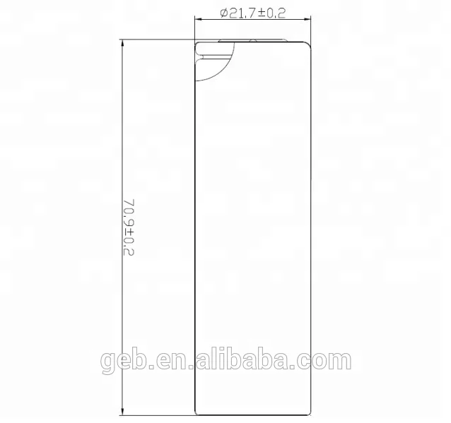 Authentic 3.7V Molicel INR 21700 4200mAh 45A discharge current P42A rechargeable li ion battery for Molicel-P42A