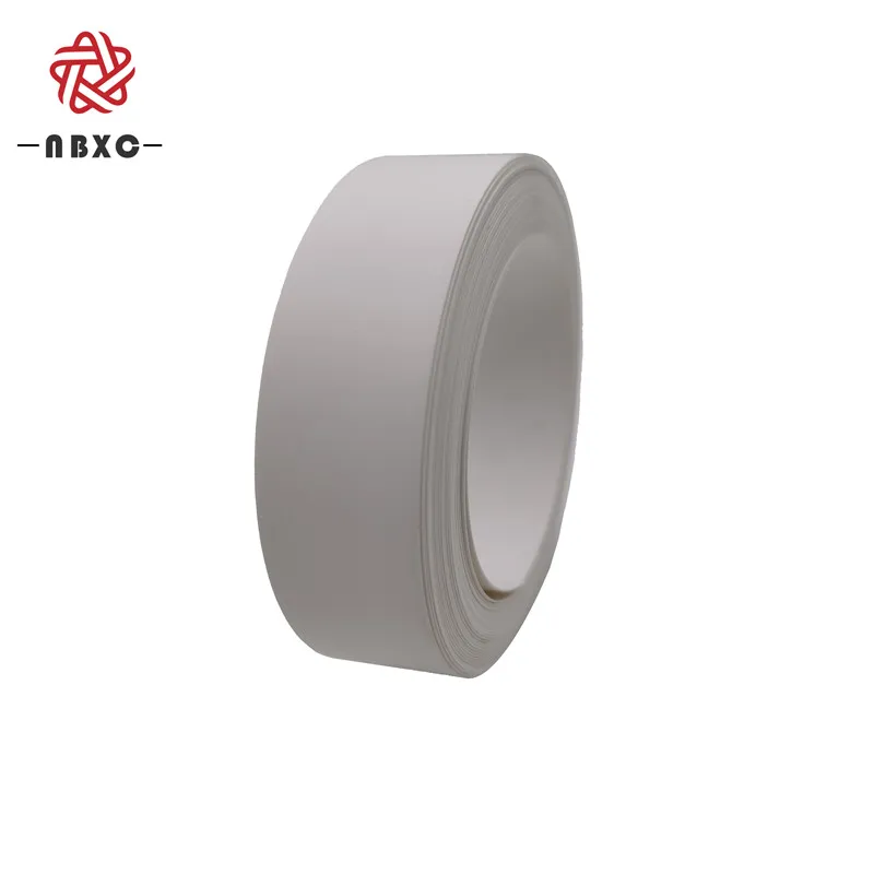 1mm matt finish  pvc edge tape table rubber edging pvc tape white