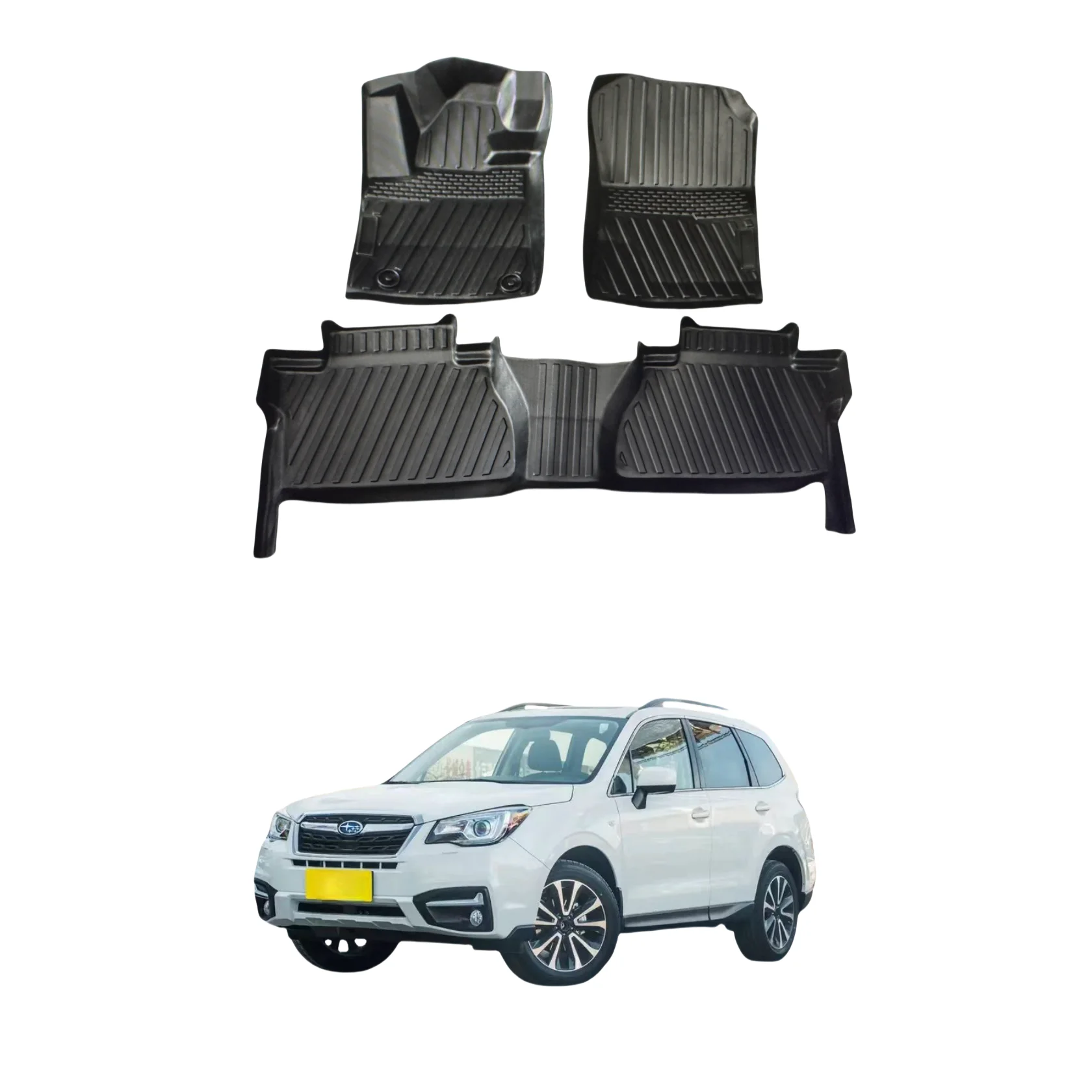 Suitable for 2013-2018 SUBARU FORESTER with all-weather protection car mats