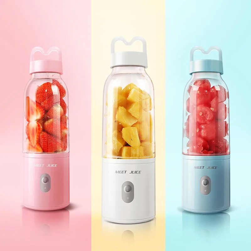 2022 usb rechargeable juicer bottle OEM Factory direct mini blender portable hot sales juicer blender multipurpose mixer