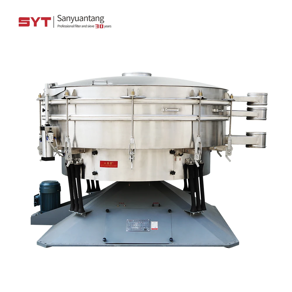 Factory Directly Round Calcium Carbonate Vibrating Screen Swing Sieve Chemical sifter Granules tumbler vibrating screen