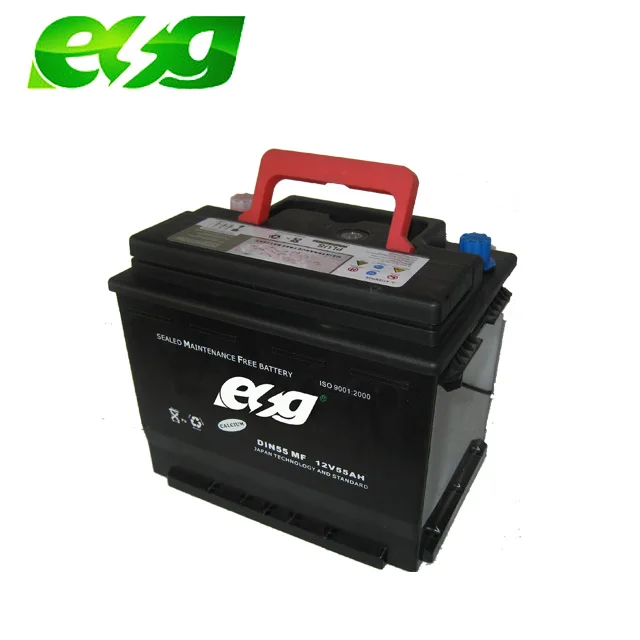 ESG Cheapest 100% full capacity  12v 45ah 50ah 60ah 70ah Auto accumulator car SMF battery