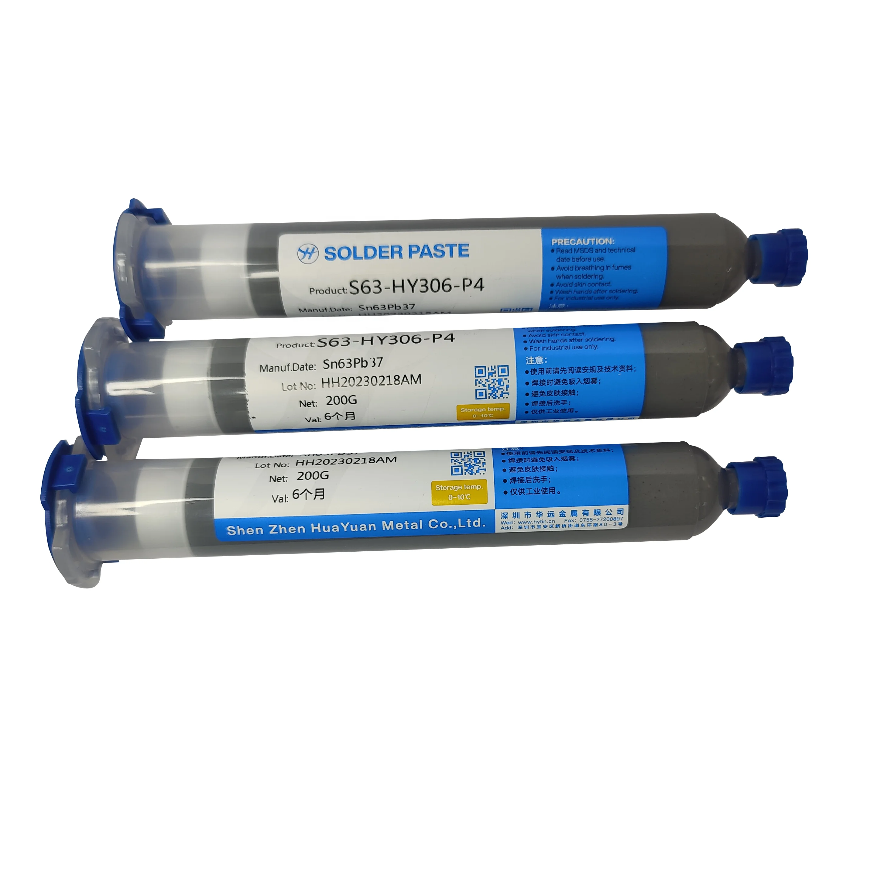 Sn5 Pb92.5 Ag2.5 SMT Solder Paste HuaKe Factory Tin Solder 500g Soldering Paste PCB LED Use With Lead Tin Alloy Soldering Paste