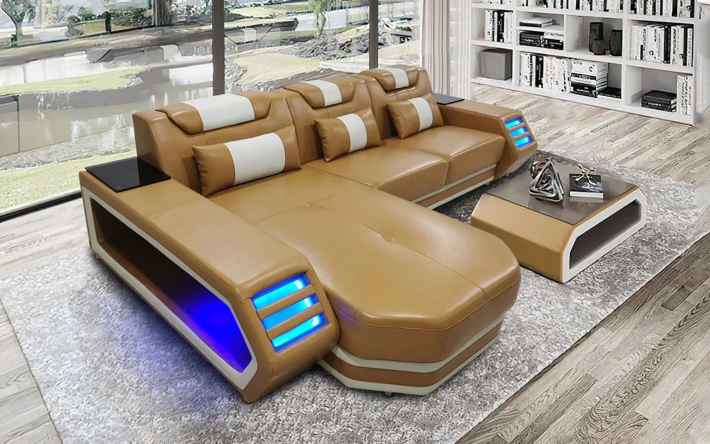 Living RoomSofa set Music Player Recliner Sofa Bed