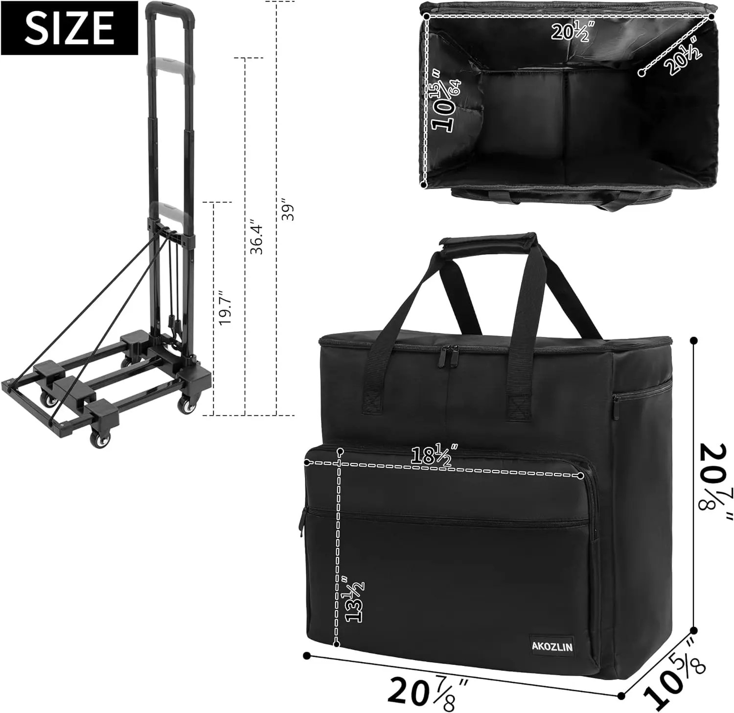 Free Sample Computer Carrying Case Bag for Keyboard and Main Processor Case, Portable Computer Storage Bag for Desktop Tower