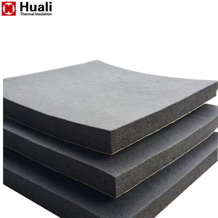 black waterproof natural fireproof soundproof 13MM 15MM 19MM 23MM NBR rubber foam sheet