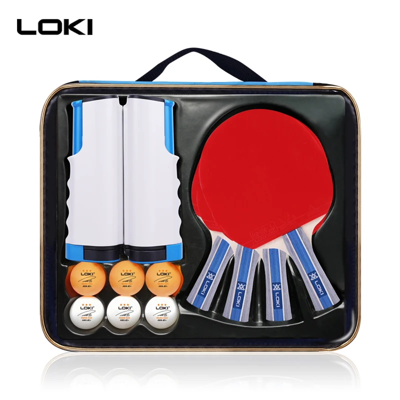 Индивидуальные Лидер продаж Высокое качество Профессиональный 4 Настольный теннис весла 8 ABS шары для внутреннего и наружного играть