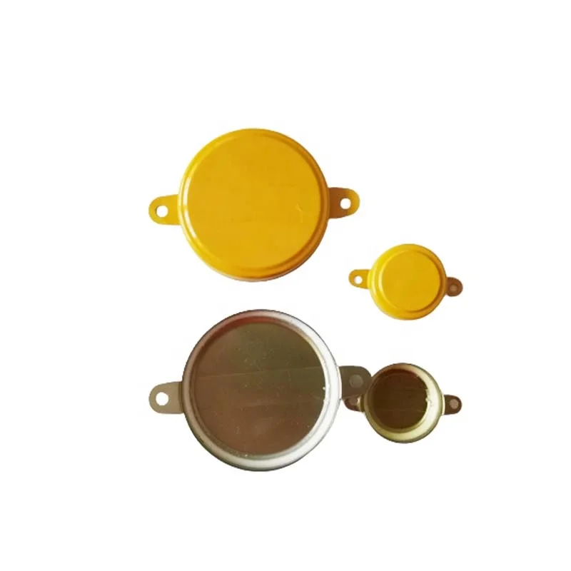 High quality 2 inch and 3/4 inch Steel Drum Tinplate Cap Seal tab seals for 200 liter engine oil drum barrel