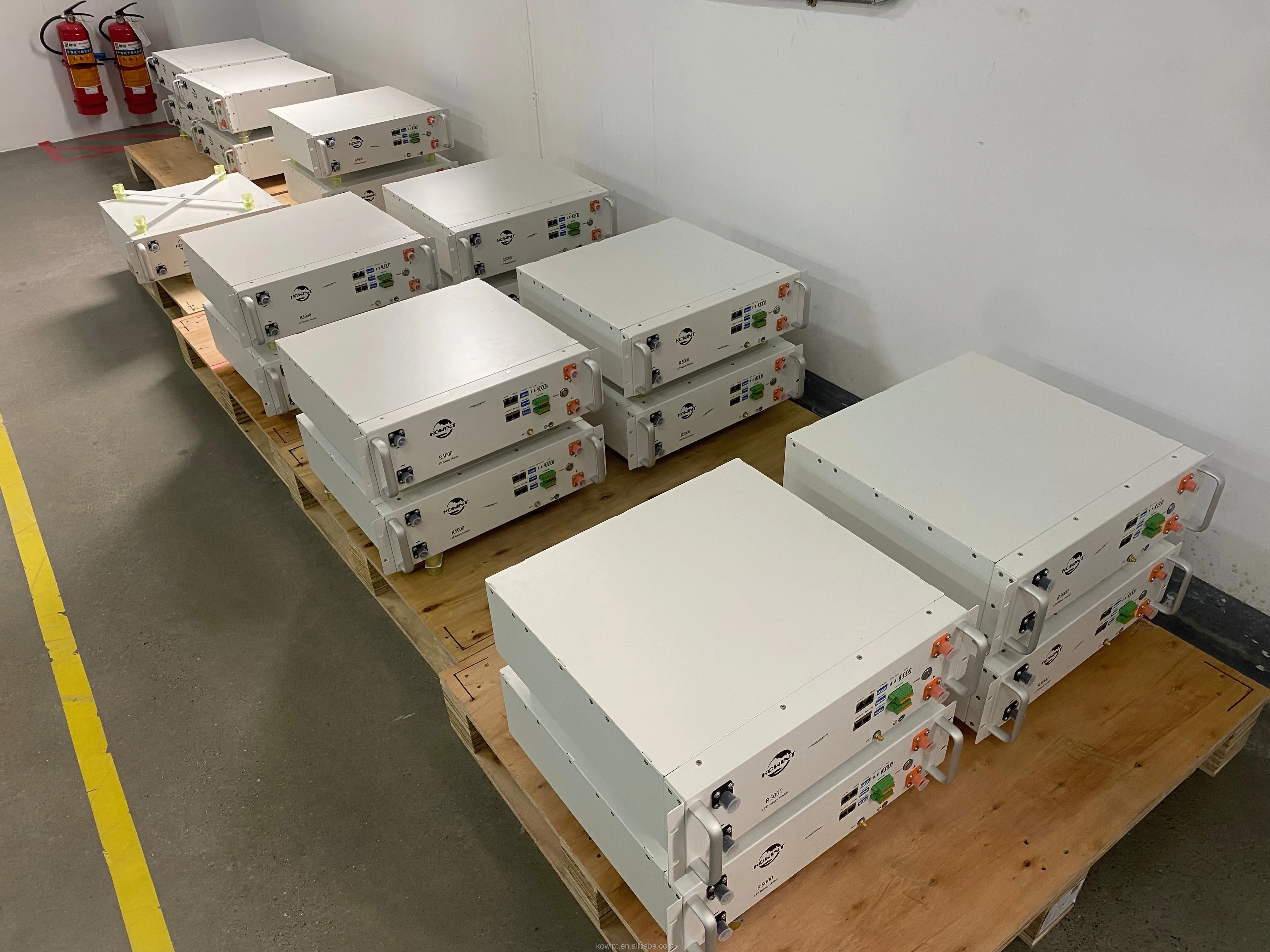 Kowint 6000 Cycle Life Solar Power 5KWH Lifepo4 Solar Lithium Ion Battery Pack 100AH 200AH 48V 5KW Rack Mounted Lithium Battery