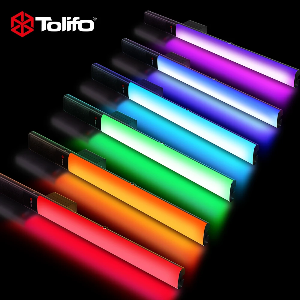 TOLIFO rgb led stick ST-20RGB handheld tube light for video studio photography led light wand