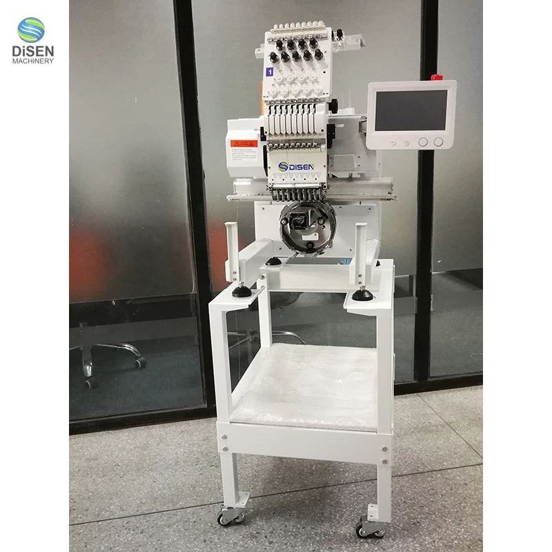 Multi Head Single Head Computer Embroidery Machine High Speed Multi Function Hat T-shirt Garment Embroidery Machine for Sale