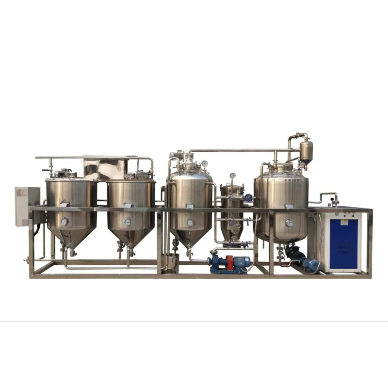 3-5TPD Automatic Vegetable Oil Refining Equipment for Coconut and Seed Used for Oil Production Line in Farm Industries