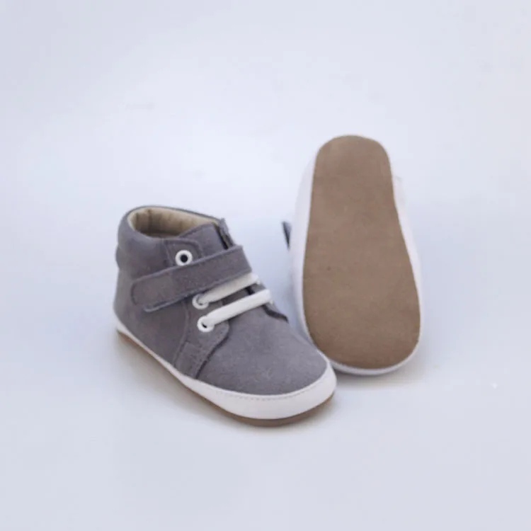 Factory Wholesale Infant Shoes Genuine Leather Toddler Soft Baby Booties