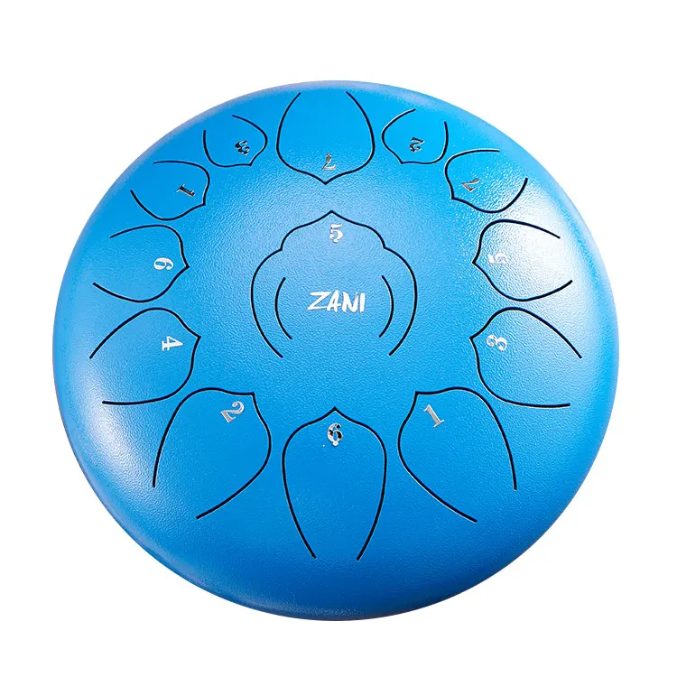 
Factory supply meditation yoga drum 12 inch 13 note steel tongue drum percussion instruments 