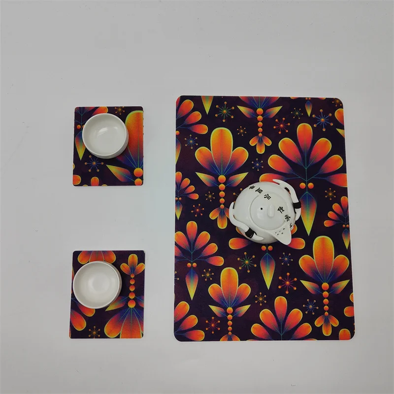New design felt coaster Thick Eco-Friendly Square shape Blank Sublimation Coaster