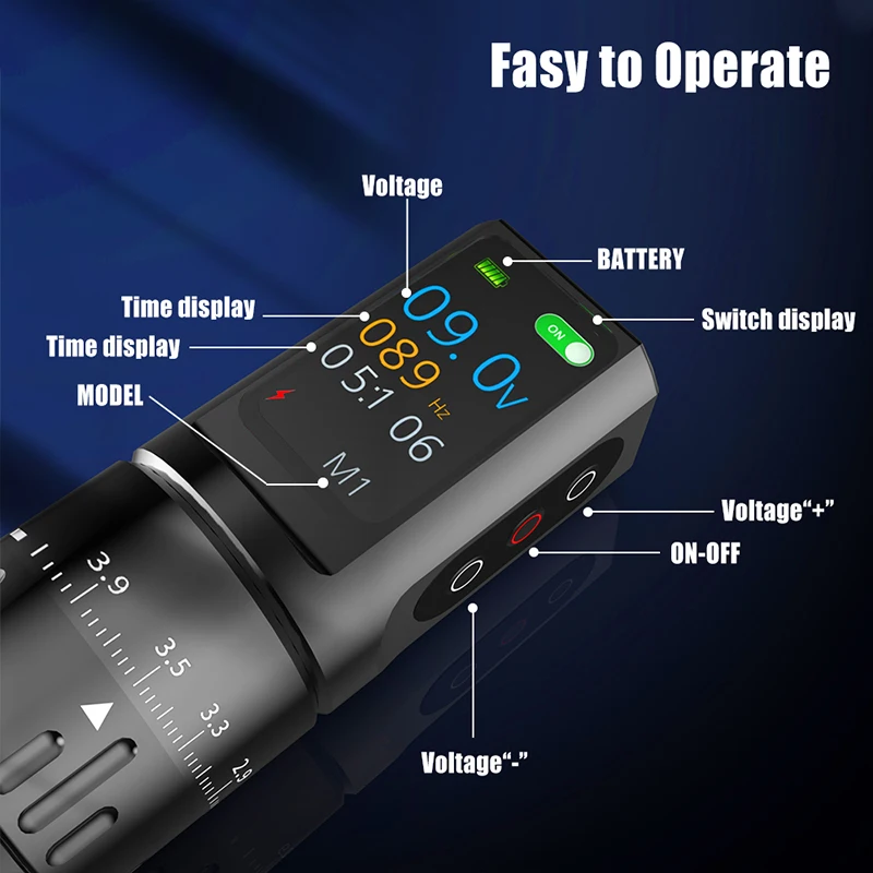 Professional Tattoo Set Wireless Tattoo Battery Pen Set Rotary Tattoo Machine Kit for Body Art