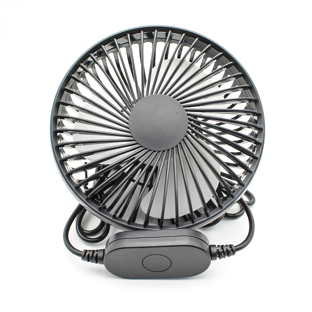 Rotatable Portable USB Car Fan 5 W Power Air Cooling Rechargeable Backrest Bracket For Car
