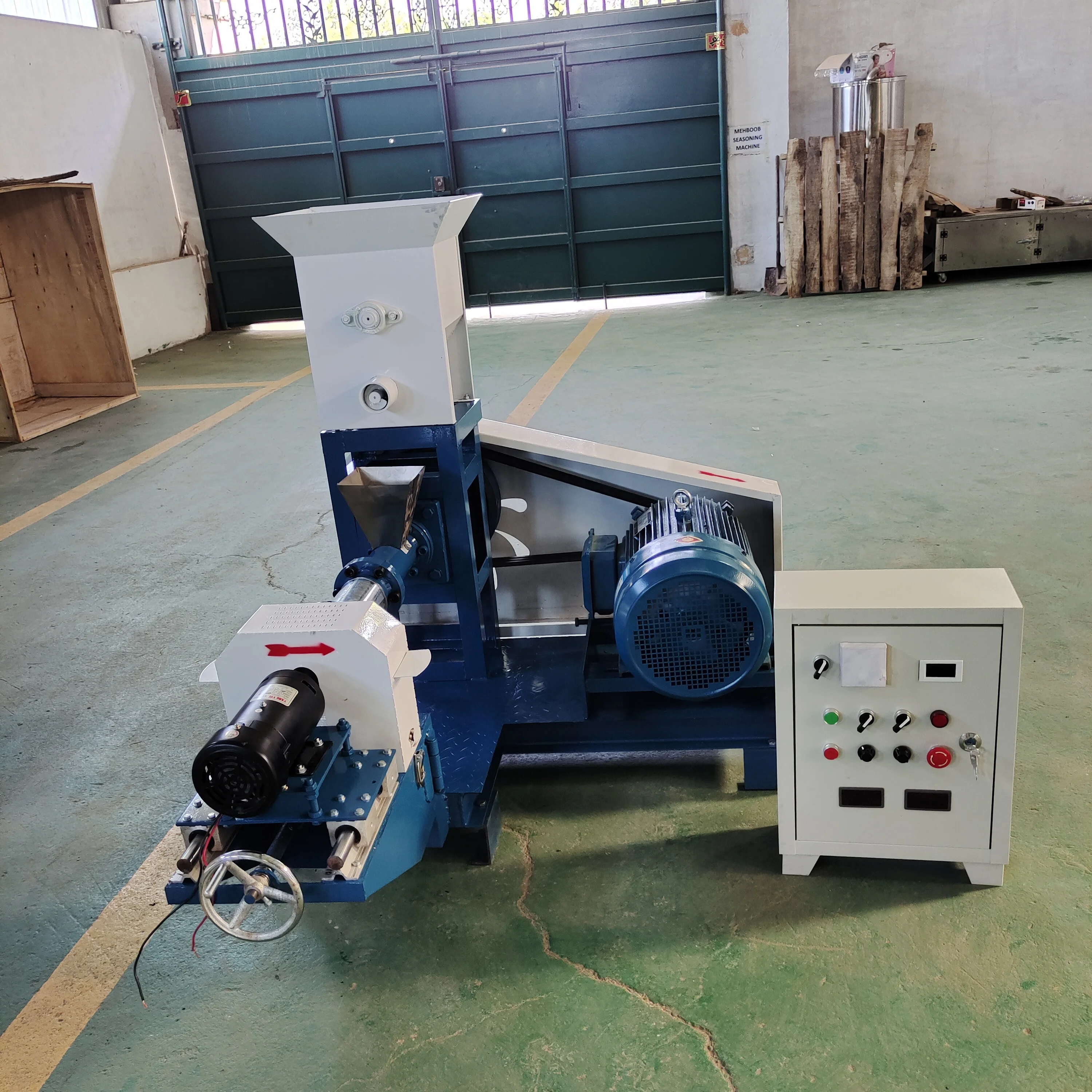 Fish Feed Pellet Making Machine Price Floating Fish Feed Extruder Machine
