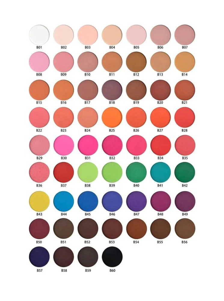 Make your own brand with low MOQ nude eyeshadow private label empty mini empty eyeshadow palette