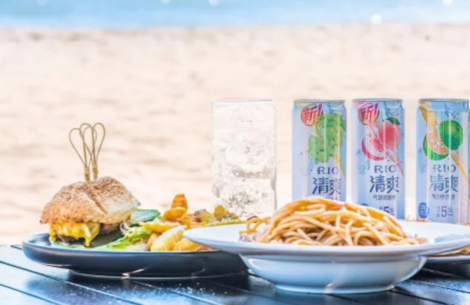 2022 NEW PRODUCT CHINA RIO cocktail fruit drinks wine fresh Spring Peach vodka 5%vol family bar holiday party home KTV 330ml can