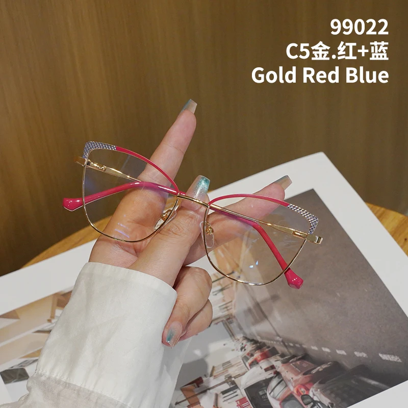 2024 Anti Blue Light Myopia Optical Glasses Stylish Custom Made Eyeglass Frames Photochromic Eyeglasses Wholesale