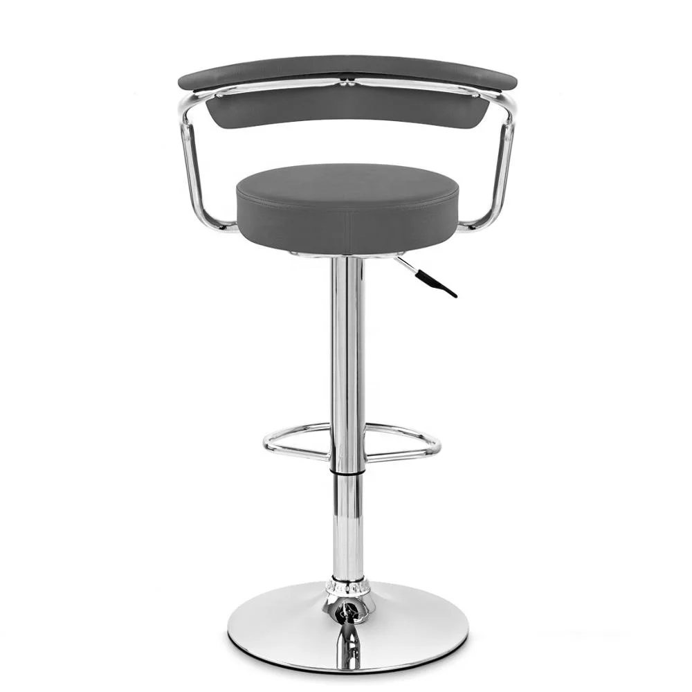 
Wholesale cheap commercial retro bistro coffee furniture metal adjustable armrest bar chair stool 