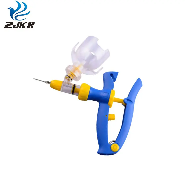 KD108 CETTIA hot sale veterinary plastic steel automatic continuous syringe gun for poultry vaccine injection