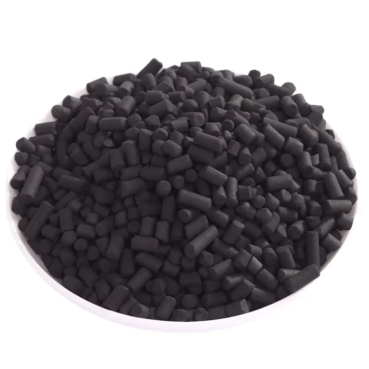High Iodine Value Coal/ Coconut Shell 4mm Columnar Activated Carbon For Water Treatment