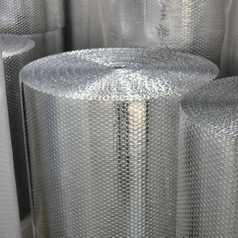 Aluminium reflective bubble foil roll plastic insulation double bubble reflective foil