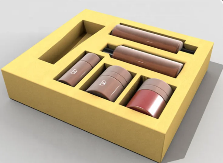 Customized Packaging Lining Foam Box Die Cut EVA Foam protective Insert Protection Wine Bottle Foam