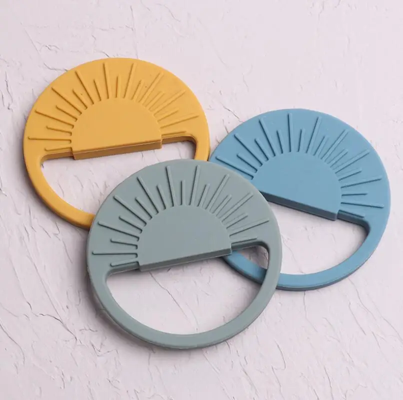 2021 новый дизайн, в форме солнца, не содержит Бисфенол А, силиконовые игрушки для прорезывания зубов, Детские Прорезыватели для зубов, оптовая продажа