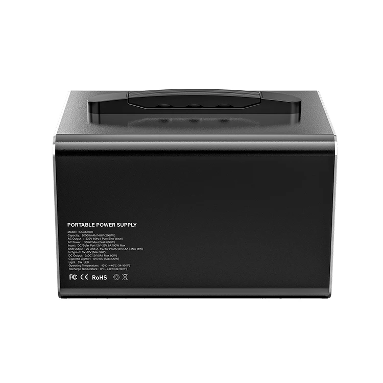 AGA Portable 220v 110v Rechargeable Solar-powered Solar Generator 300w 500w 1000w Outdoor Power Station With Solar Panel