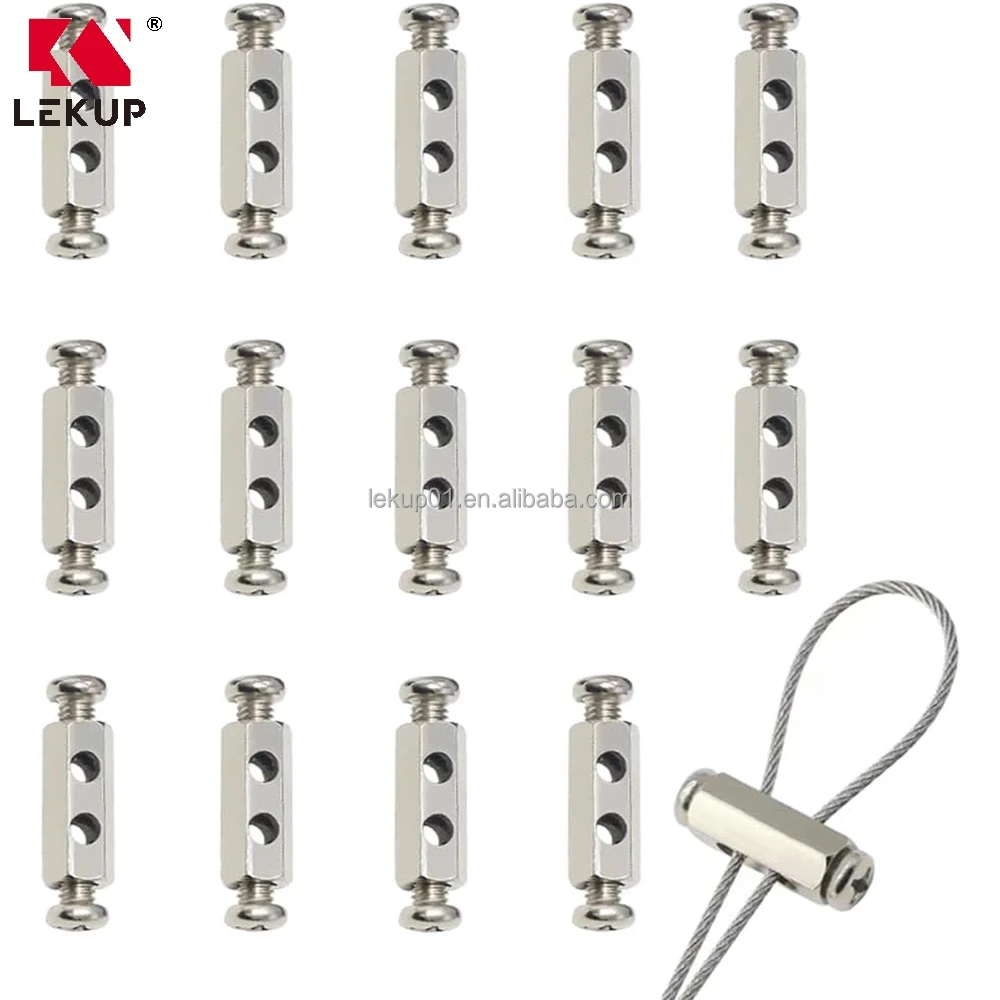 Cable Clip Assembly Steel Wire Cable Clamps Wire Rope Fitting Clamping Rope Accessories Cable Gripper Fasteners Wire Rope Clip