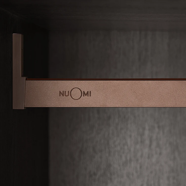 NUOMI Fashion Style Base Fittings of Wardrobe Hanging Rail