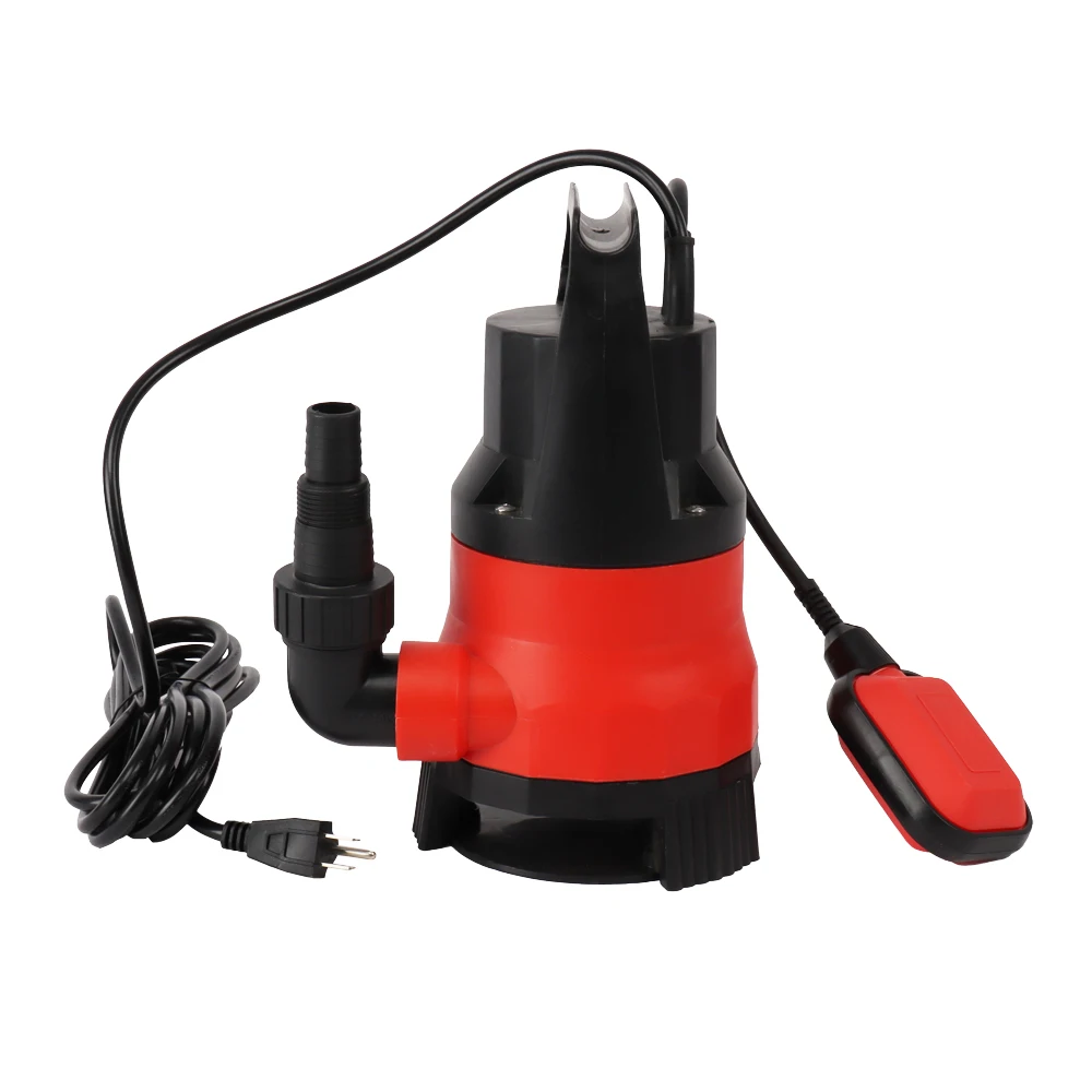 400W 1/2HP Sump Pump 1981GPH Submersible Pump Clean/Dirty Water Pump Swimming Pool Garden Tub Pond Flood Drain with Float Switch